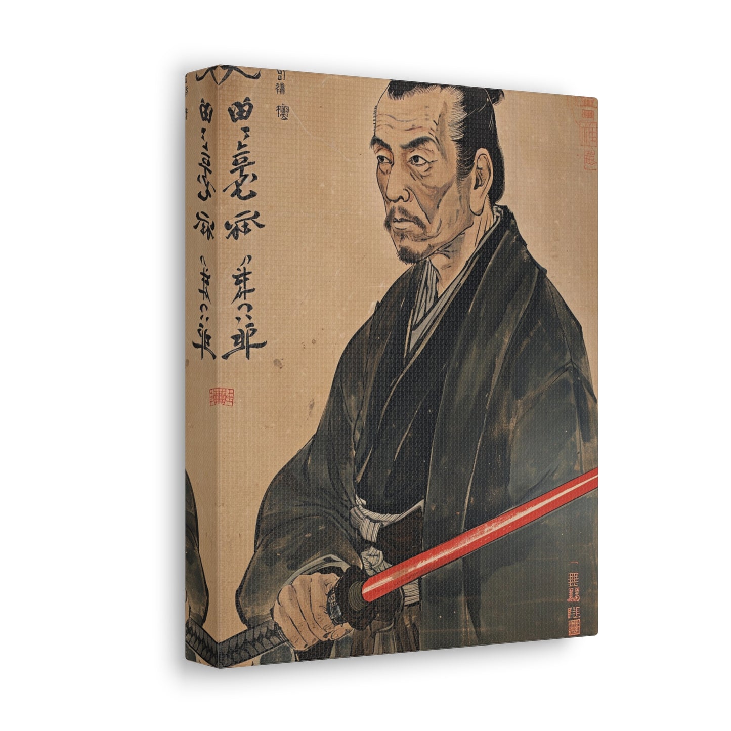 Blades of Resolve - Ukiyo-e Canvas