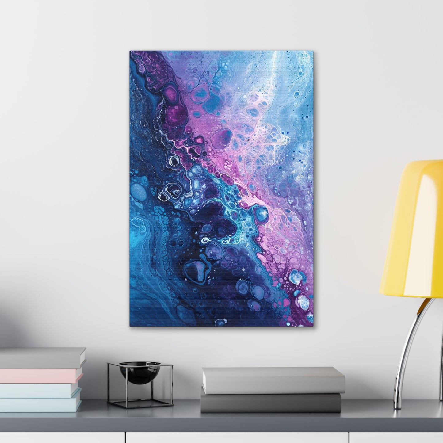 Aqua Fusion - Abstract Harmony Canvas