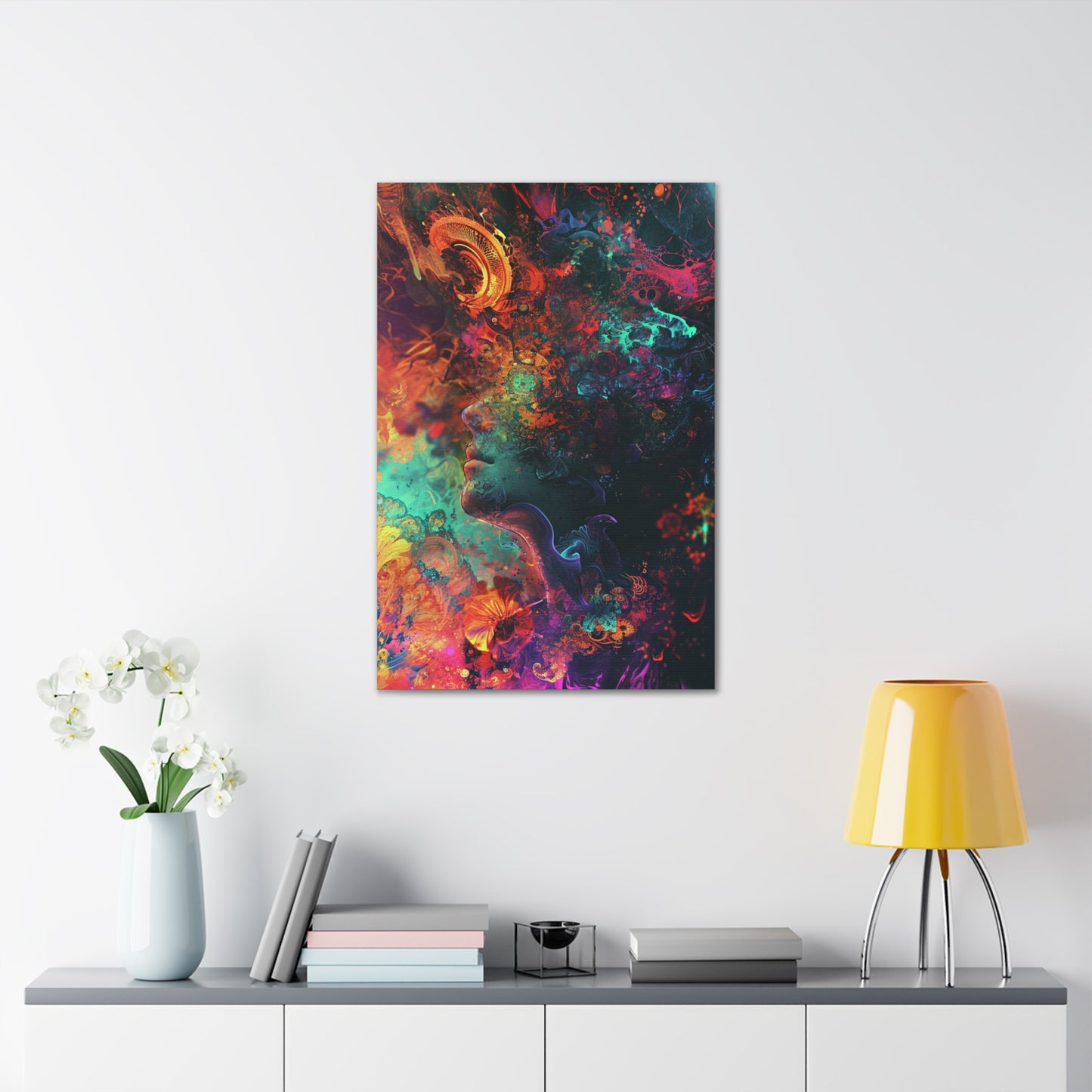 Mindscapes: A Journey Within - Abstract Harmony Canvas