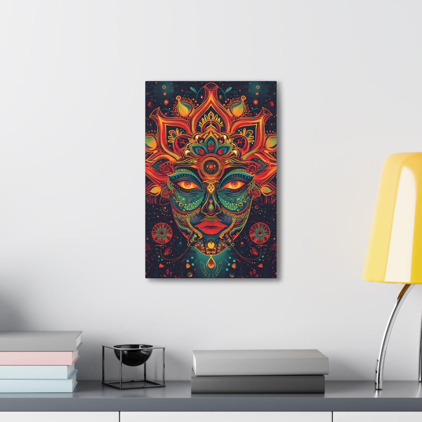 Psychedelic Vortex: Vibrant Mandala - Psychedelica Canvas