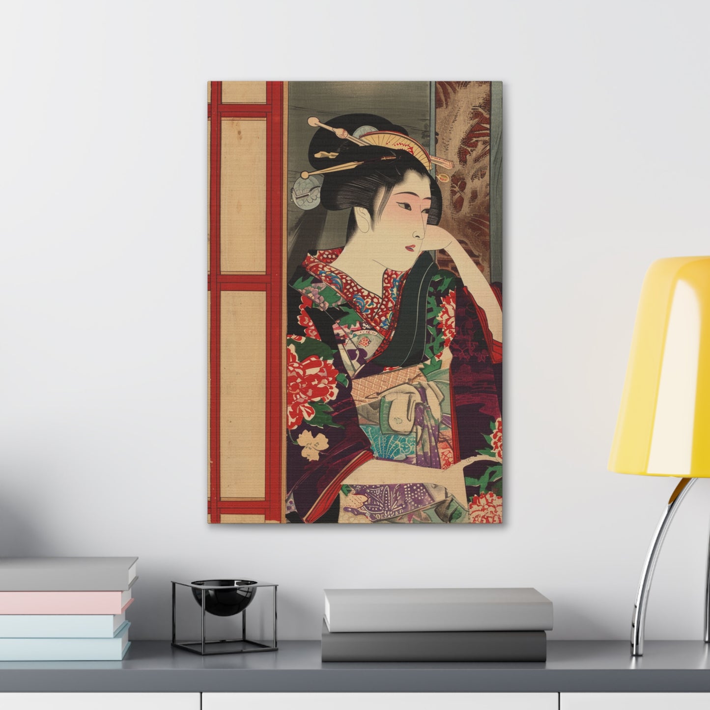 Enchanted Foxfire - Ukiyo-e Canvas