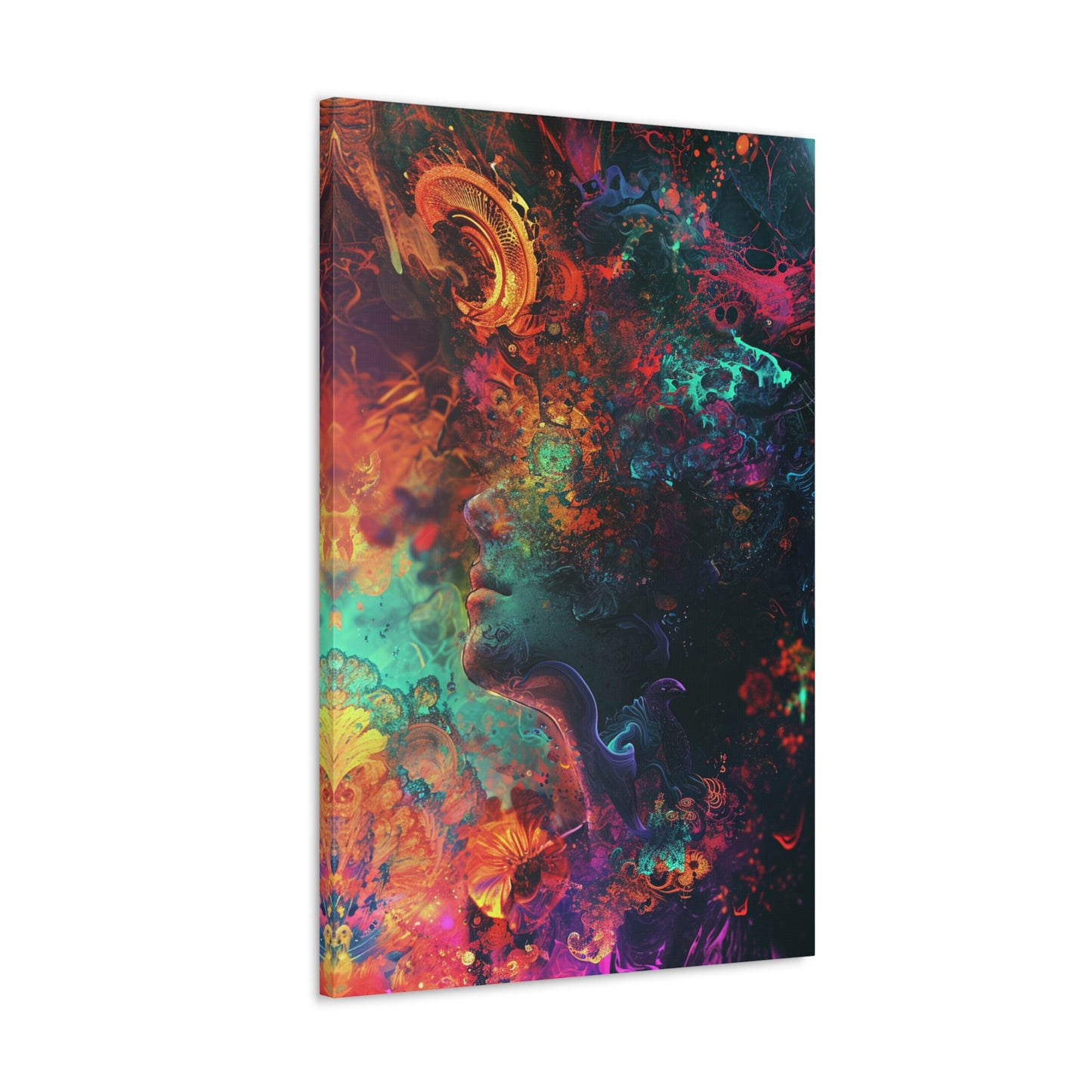 Mindscapes: A Journey Within - Abstract Harmony Canvas