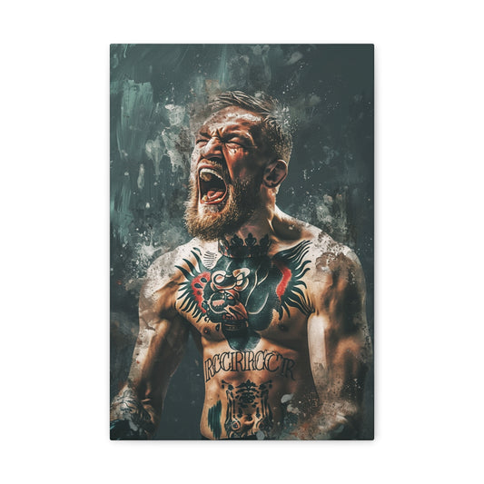 Raging McGregor: Artistic Yell of a Ferocious Fighter - Athletic Expressions Canvas-c1cd-4d48-be02-ebf04e683c55_0.png