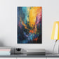 Chromatic Meltdown - Abstract Harmony Canvas