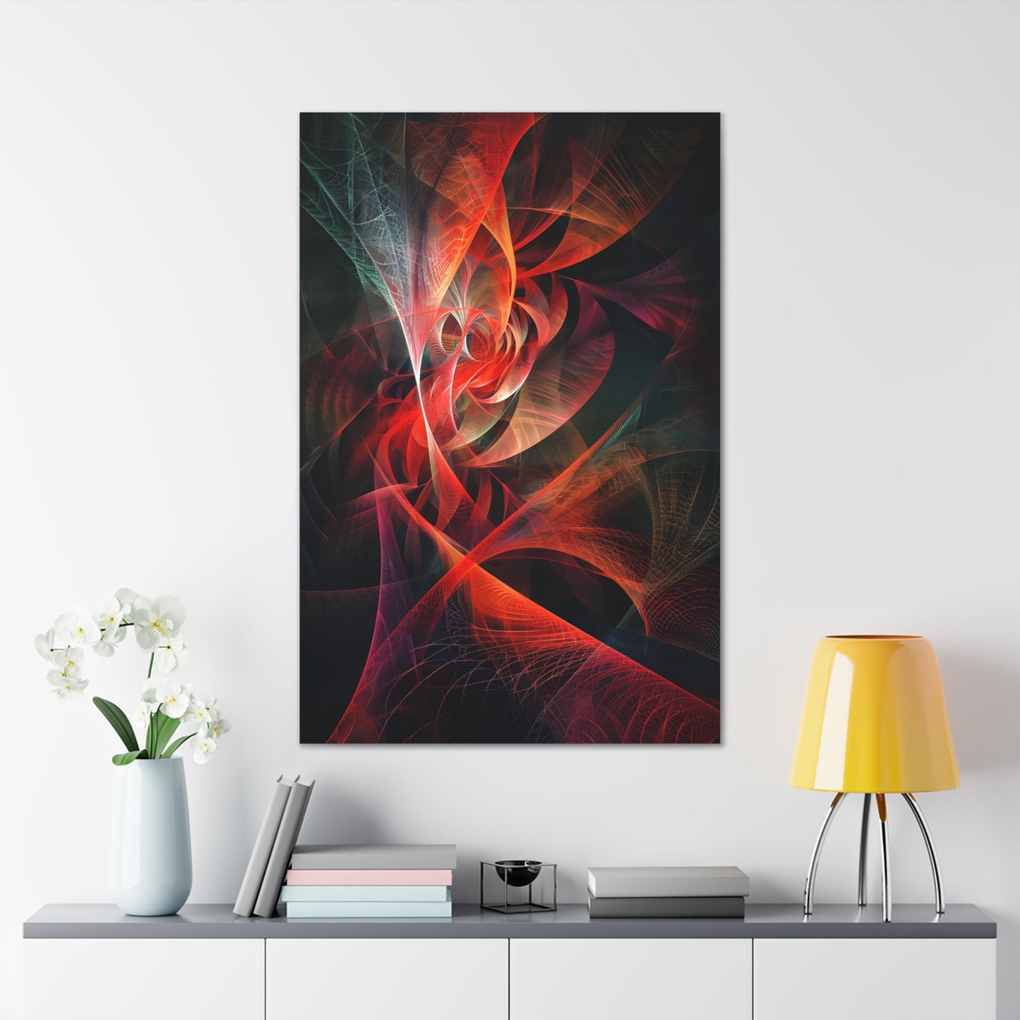 Mystic Dreamscape: Abstract Symbolism - Canvas