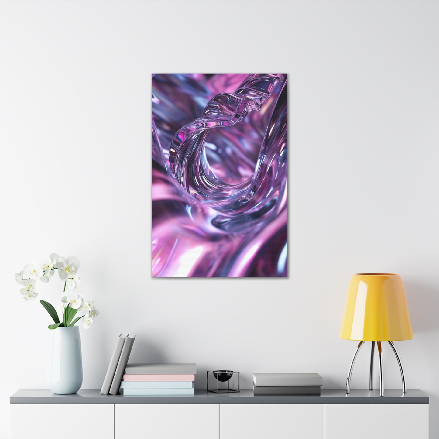 Temporal Elixir: Fluid Flux - Abstract Harmony Canvas