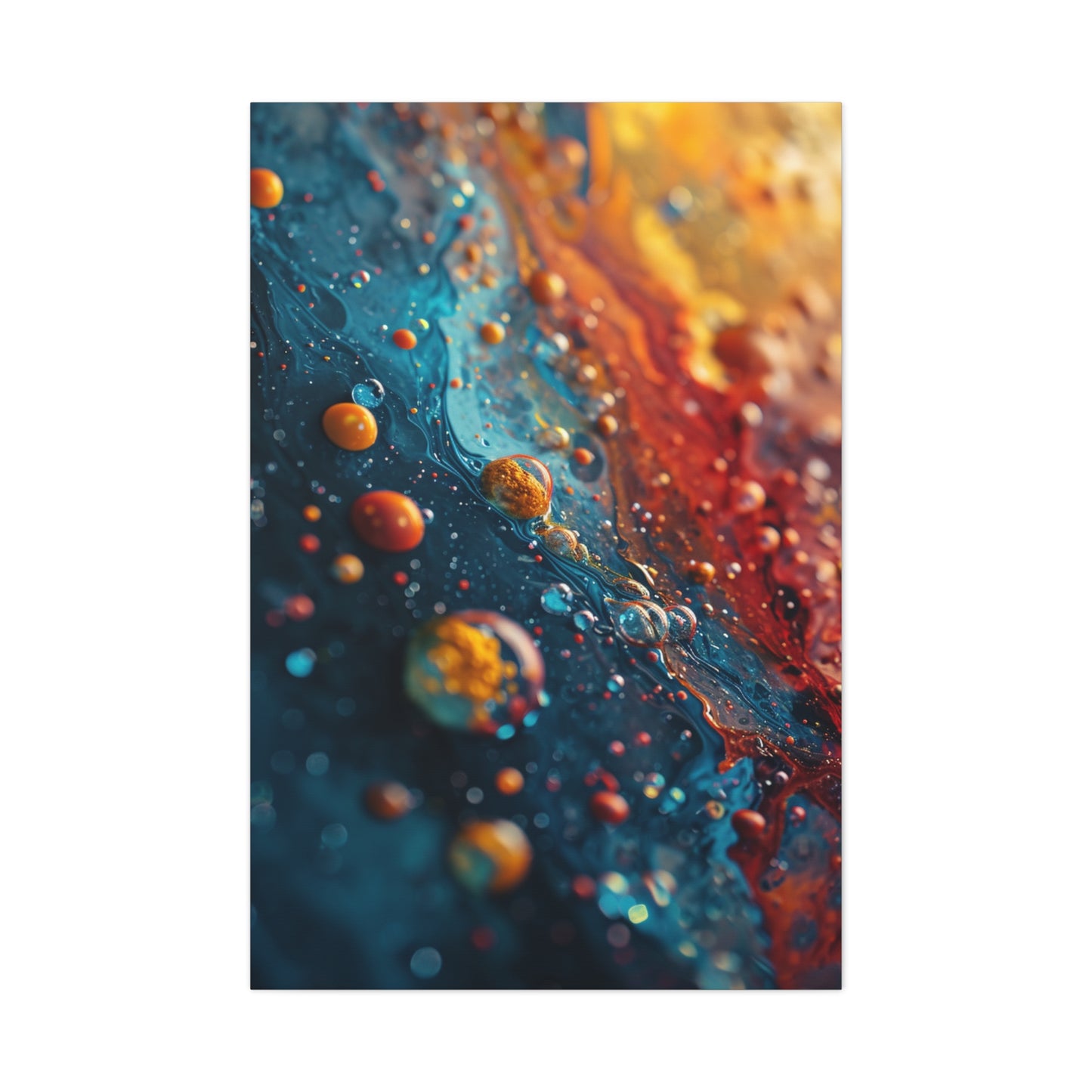 Ephemeral Effervescence - Abstract Harmony Canvas