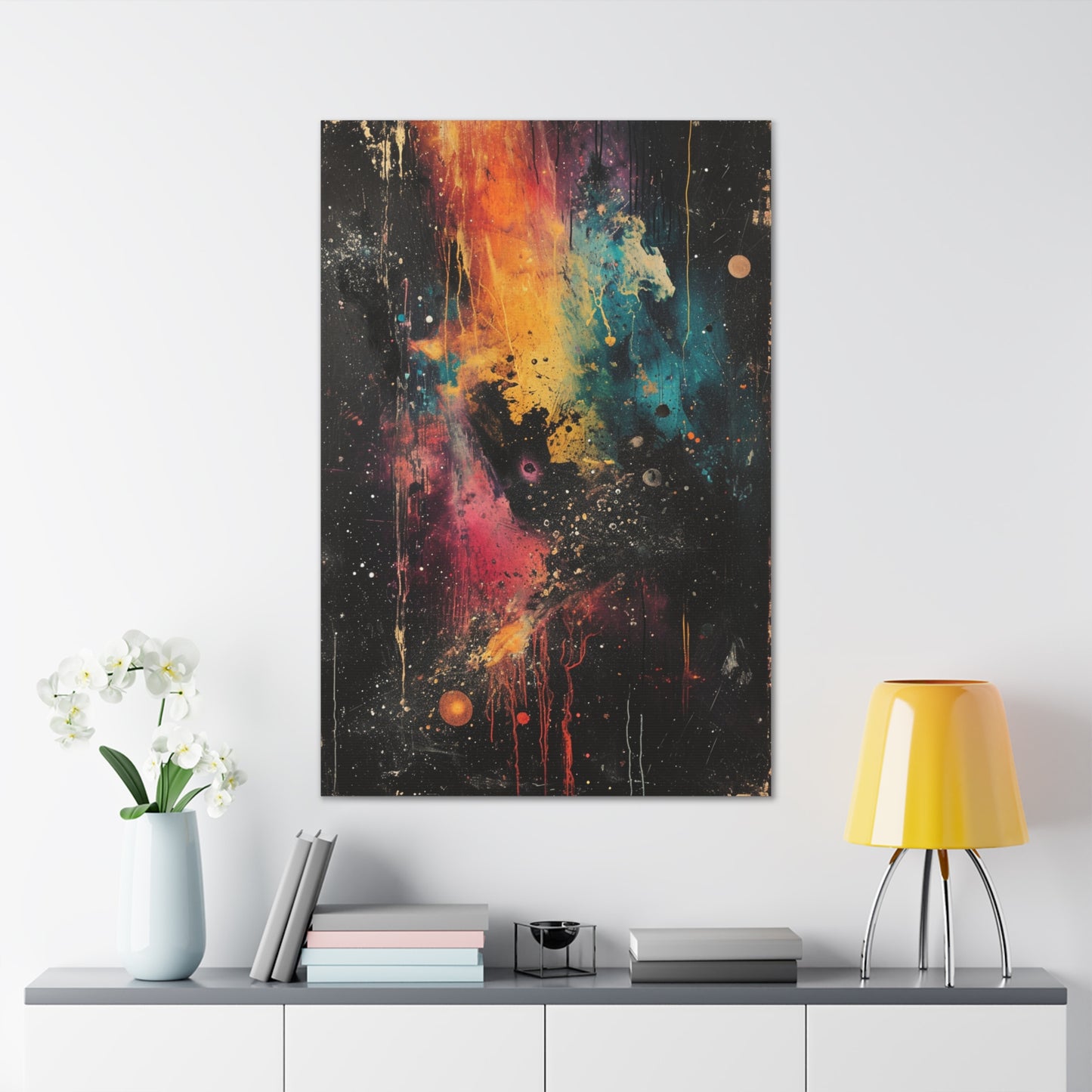 Stellar Impressionism - Abstract Harmony Canvas