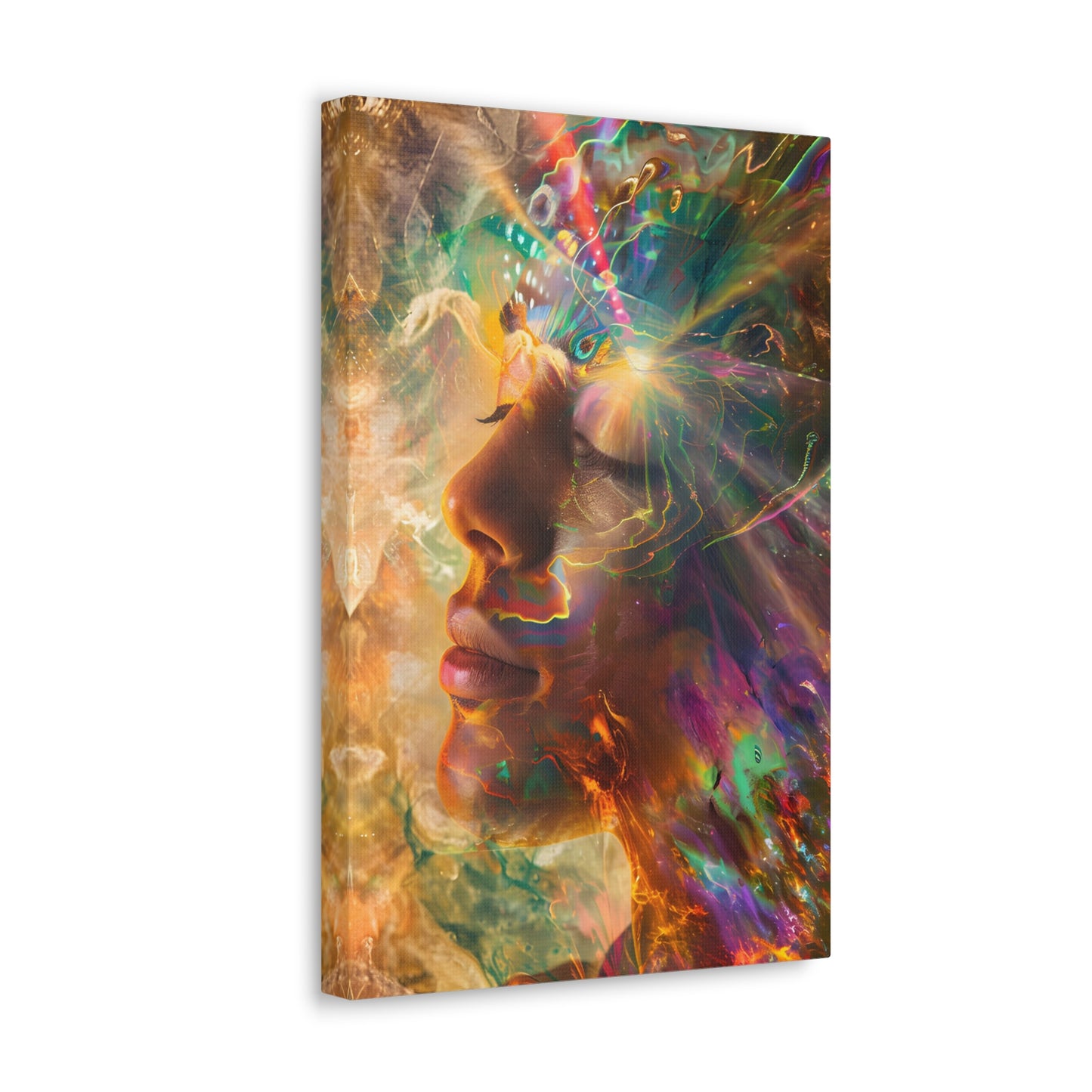 Soul Symphony: A Journey into Oneness - Consciousness Echoes Canvas