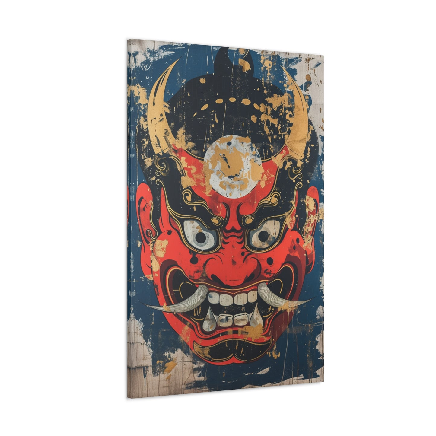 Oni's Veil - Ukiyo-e Canvas