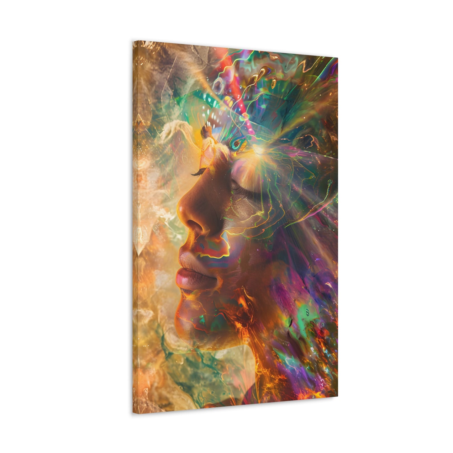 Soul Symphony: A Journey into Oneness - Consciousness Echoes Canvas