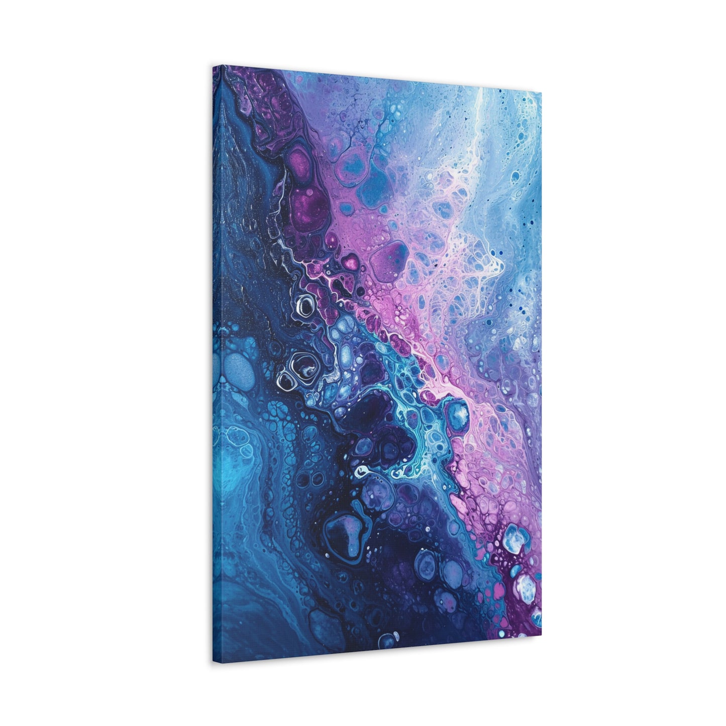 Aqua Fusion - Abstract Harmony Canvas