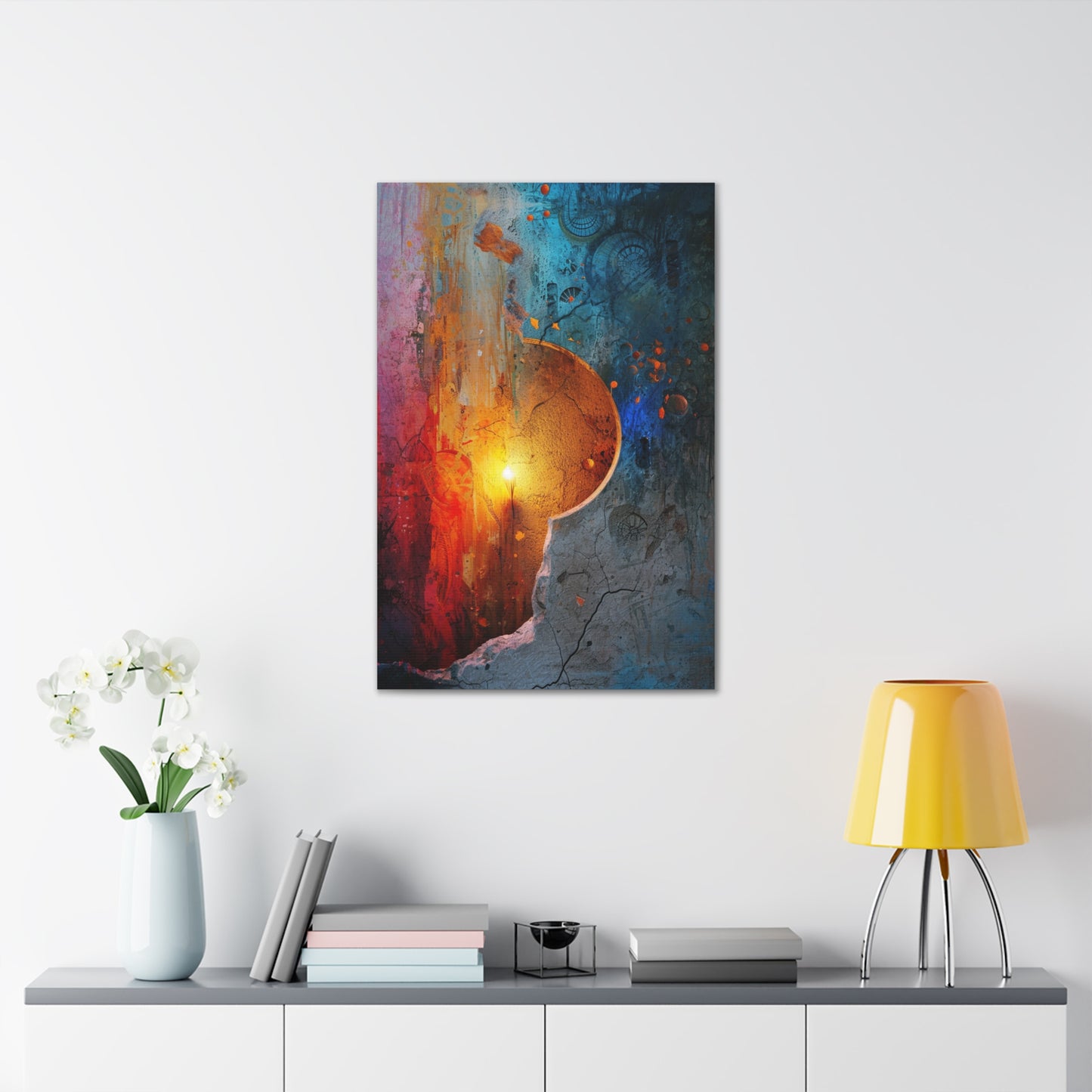 Revealing Radiance - Abstract Harmony Canvas