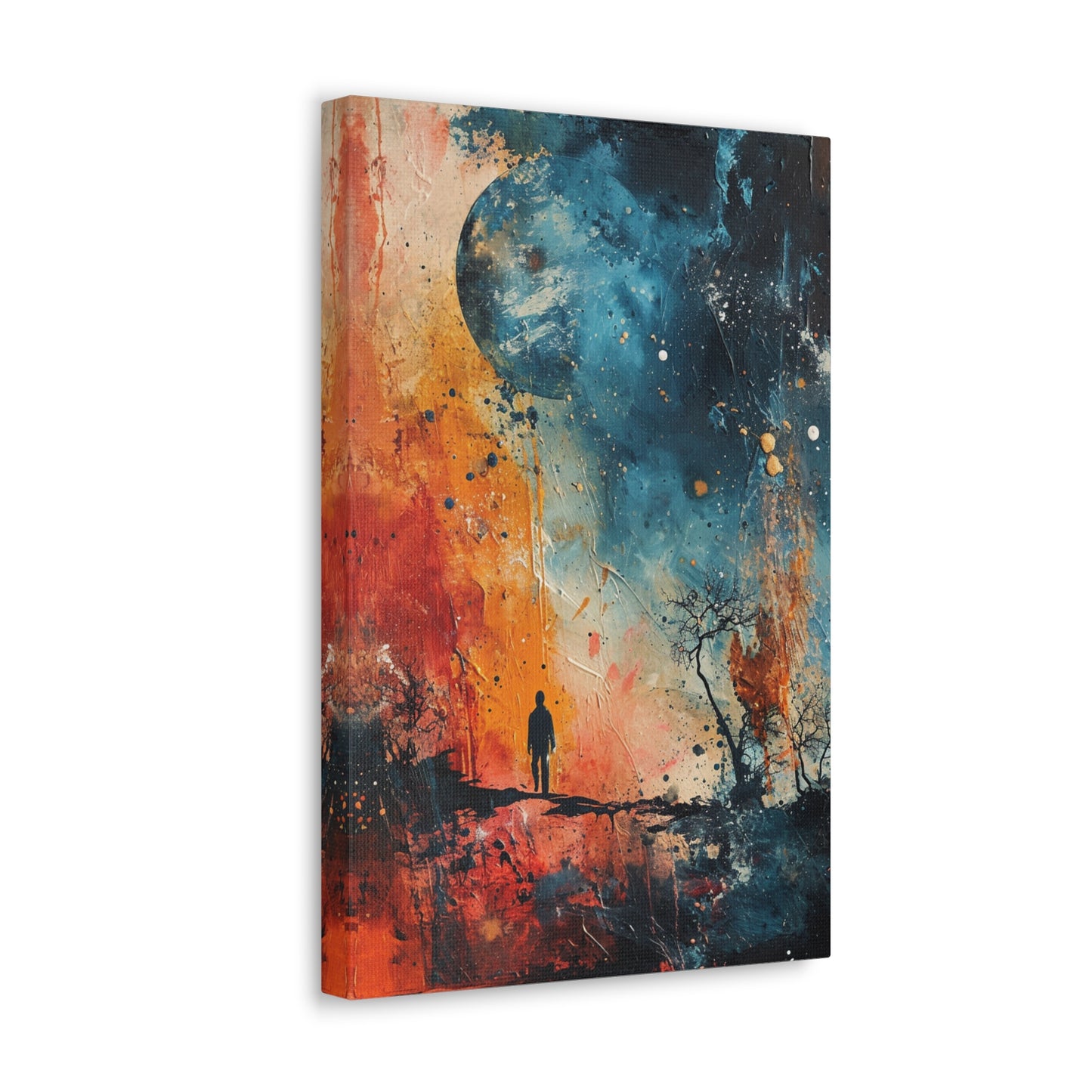 Solitary March - Abstract Harmony Canvas