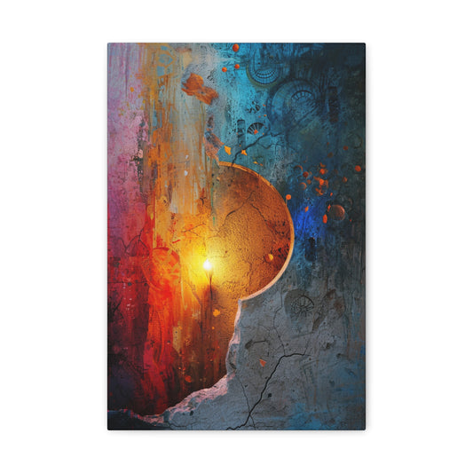 Revealing Radiance - Abstract Harmony Canvas