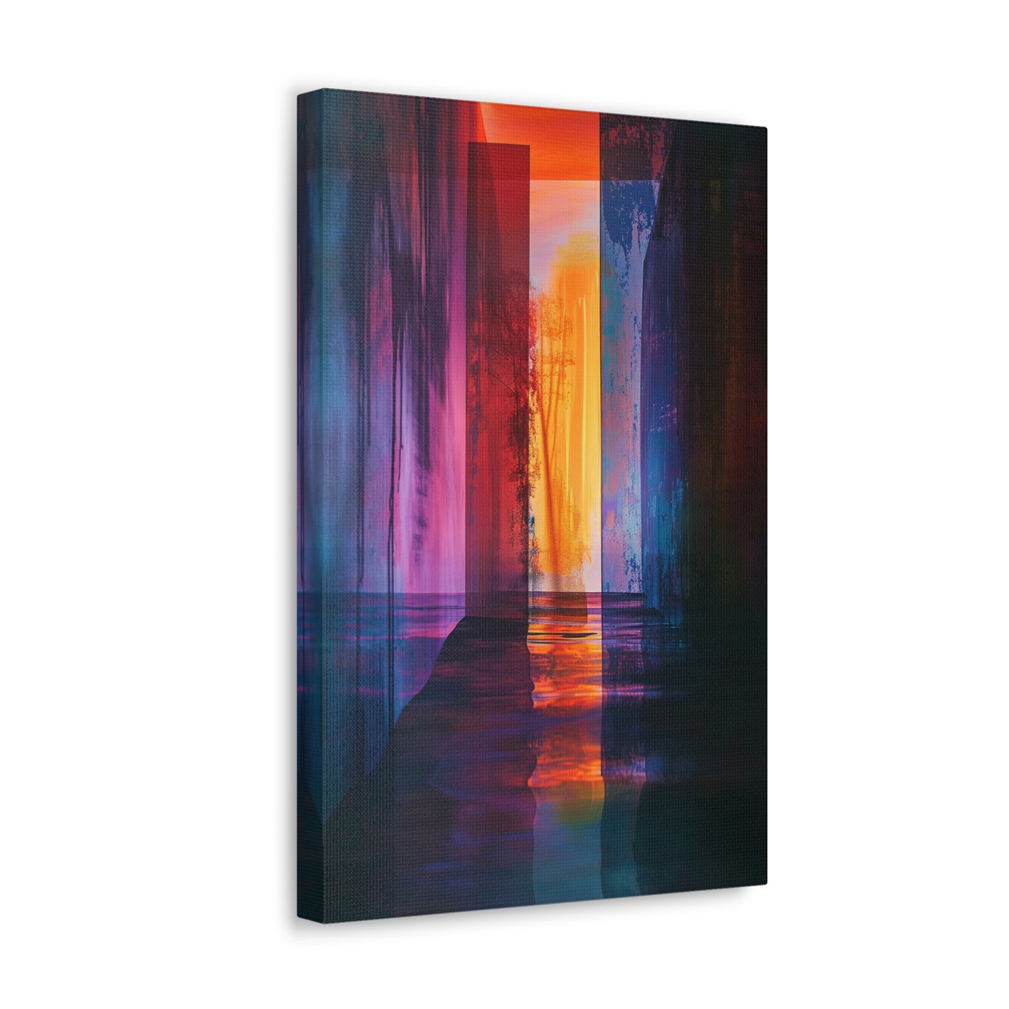 Reflections of Perception - Abstract Harmony Canvas