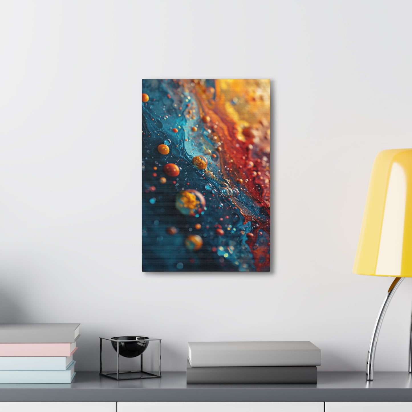 Ephemeral Effervescence - Abstract Harmony Canvas