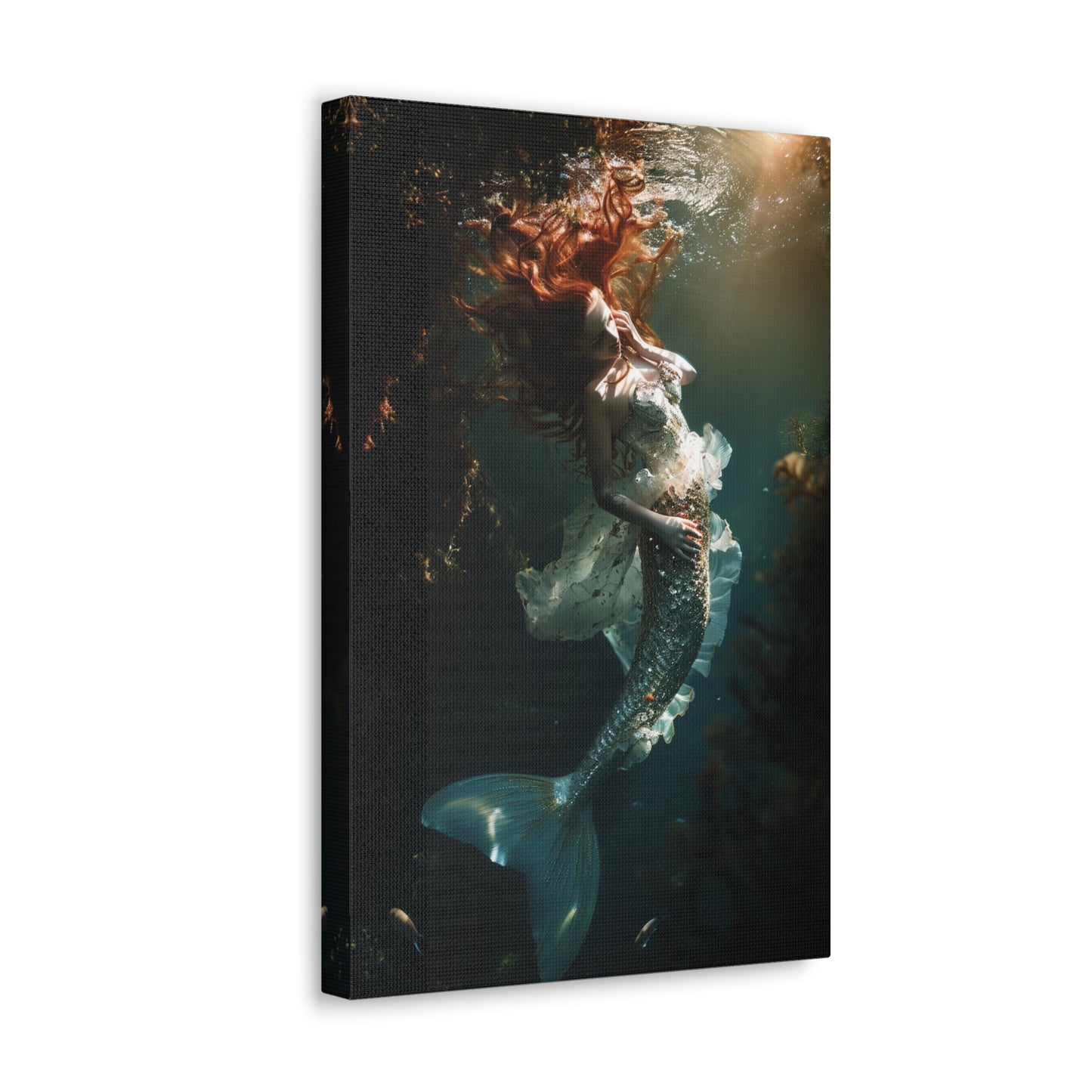 Sunlit Symphony: Siren of the Deep - Creatures From Beyond Canvas