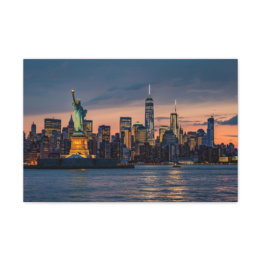 Liberty Lights: New York City Symphony - Urban Epochs Canvas