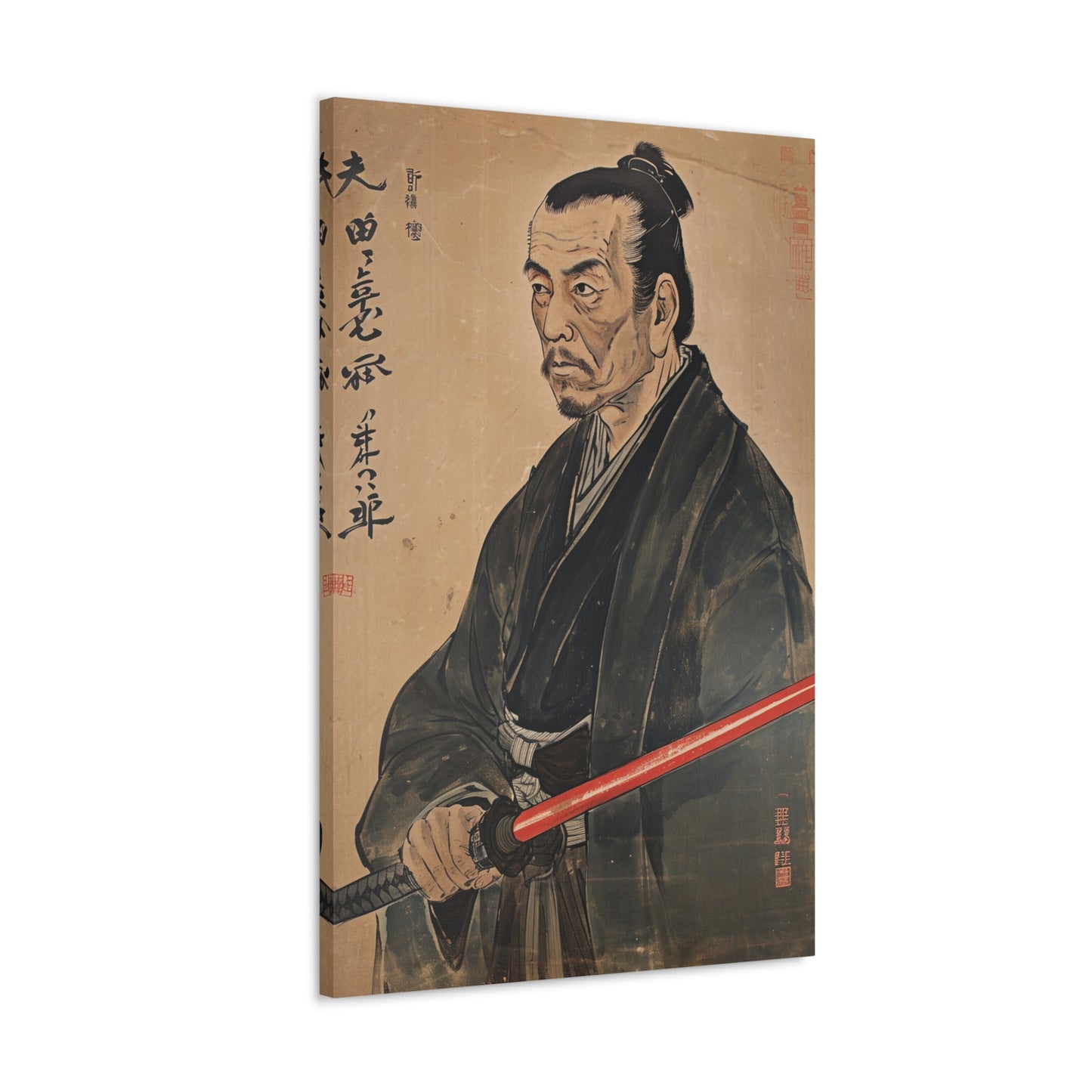 Blades of Resolve - Ukiyo-e Canvas