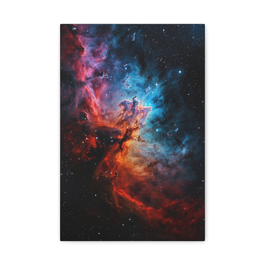 Nebulic Dreams: Cosmic Symphony - Celestial Dreams Canvas