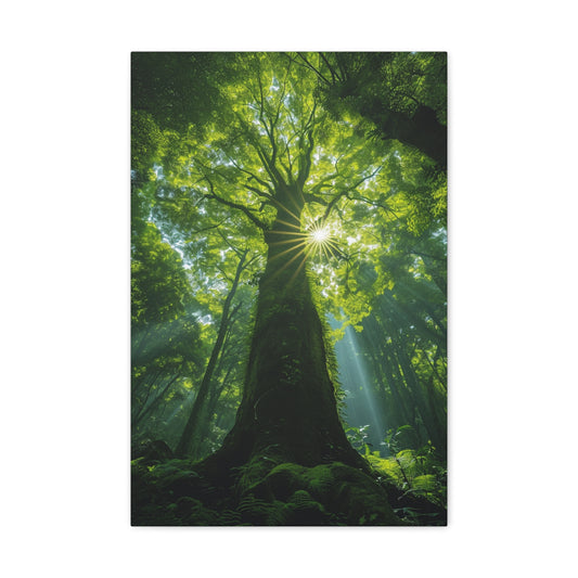 Sylvan Reverie: Majestic Canopies - Gaia Canvas