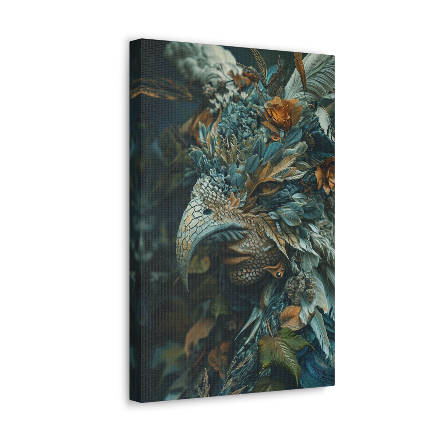 Verdant Enigma: Foliage-Adorned Chimera - Creatures From Beyond Canvas