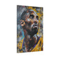 Bryant's Determination: Artistic Portrait in Basketball Brilliance - Athletic Expressions Canvas