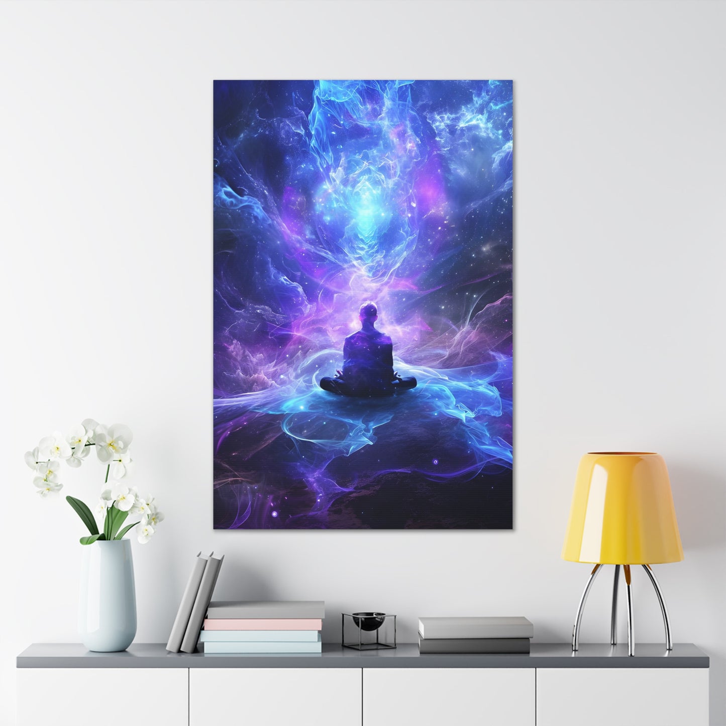 Cosmic Embrace - Consciousness Echoes Canvas