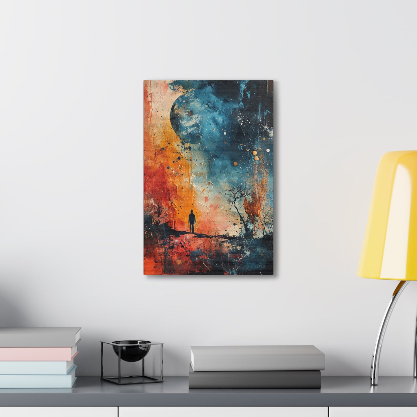 Solitary March - Abstract Harmony Canvas