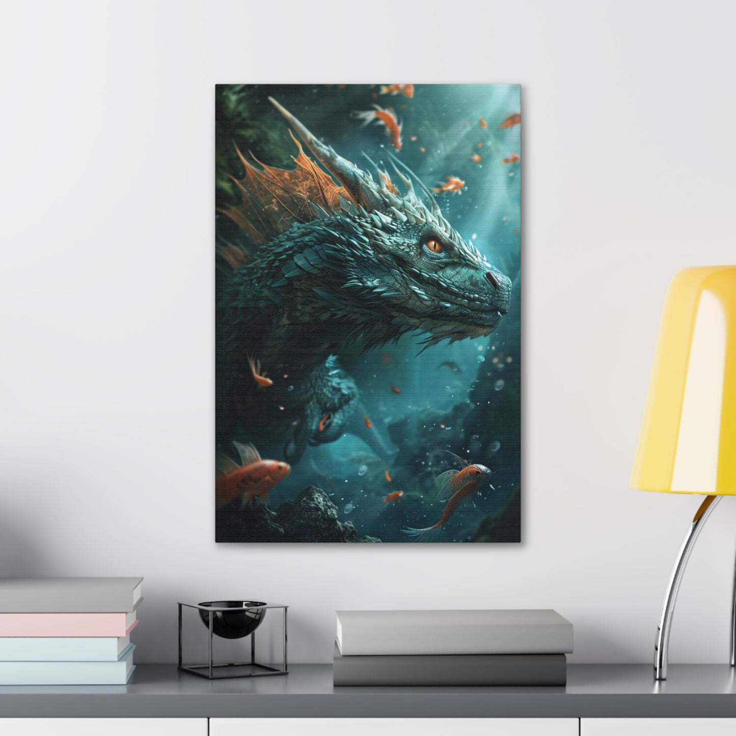 Aqua Sovereign: Guardian of the Ocean's Depths - Creatures from Beyond Canvas