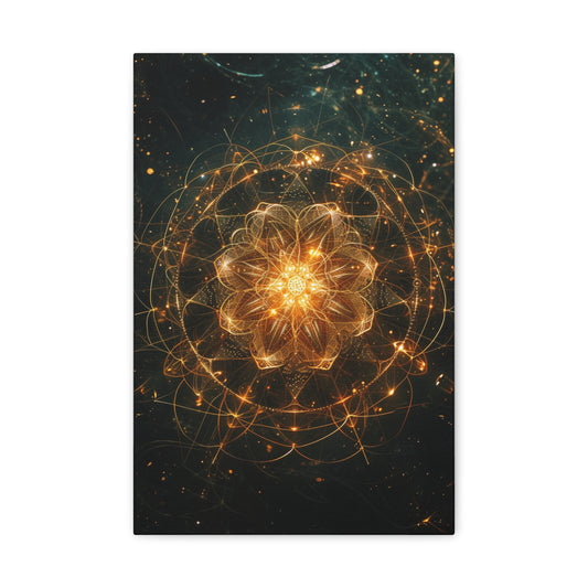 Divine Proportions - Sacred Geometry Canvas