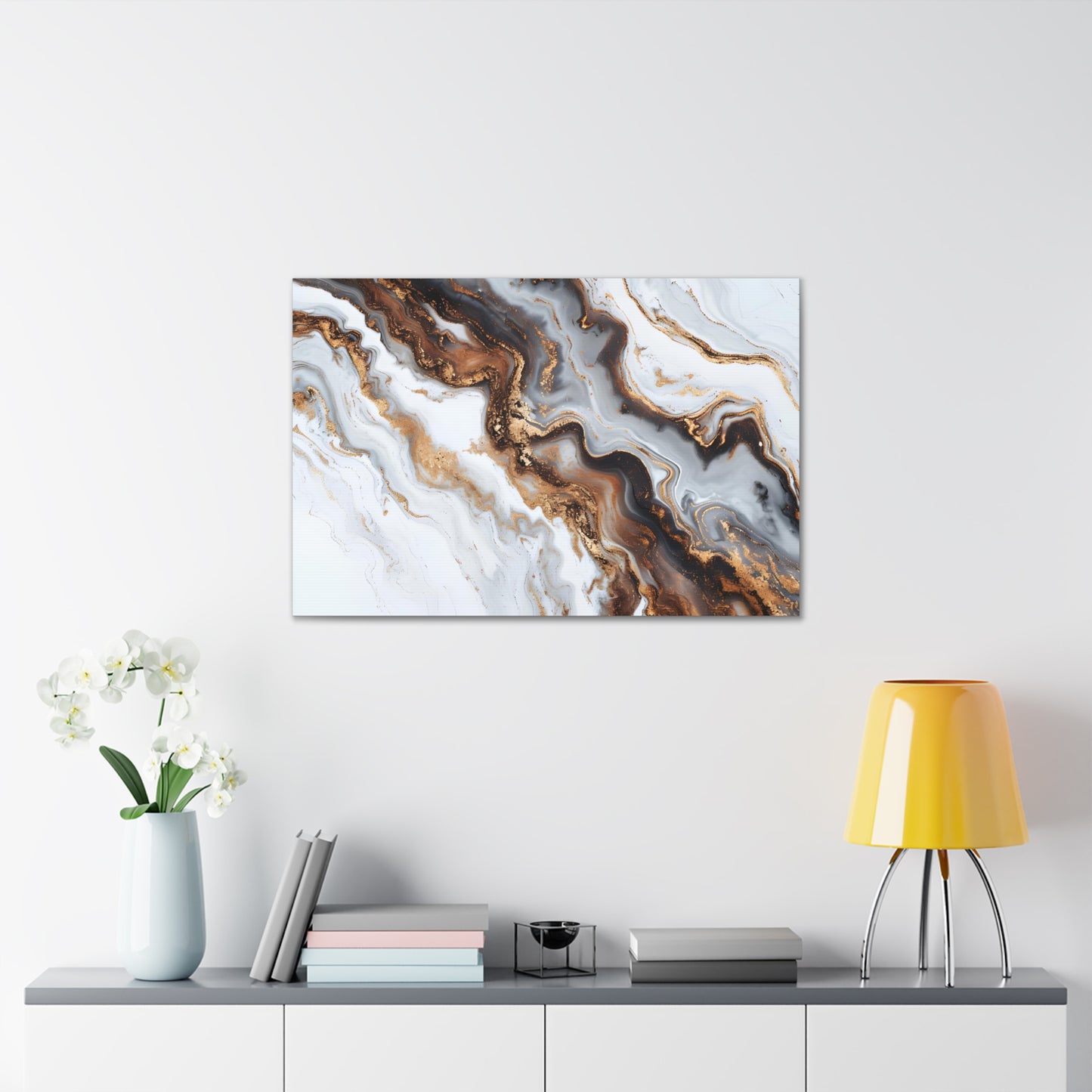 Marbleized Whispers - Marbleized Canvas