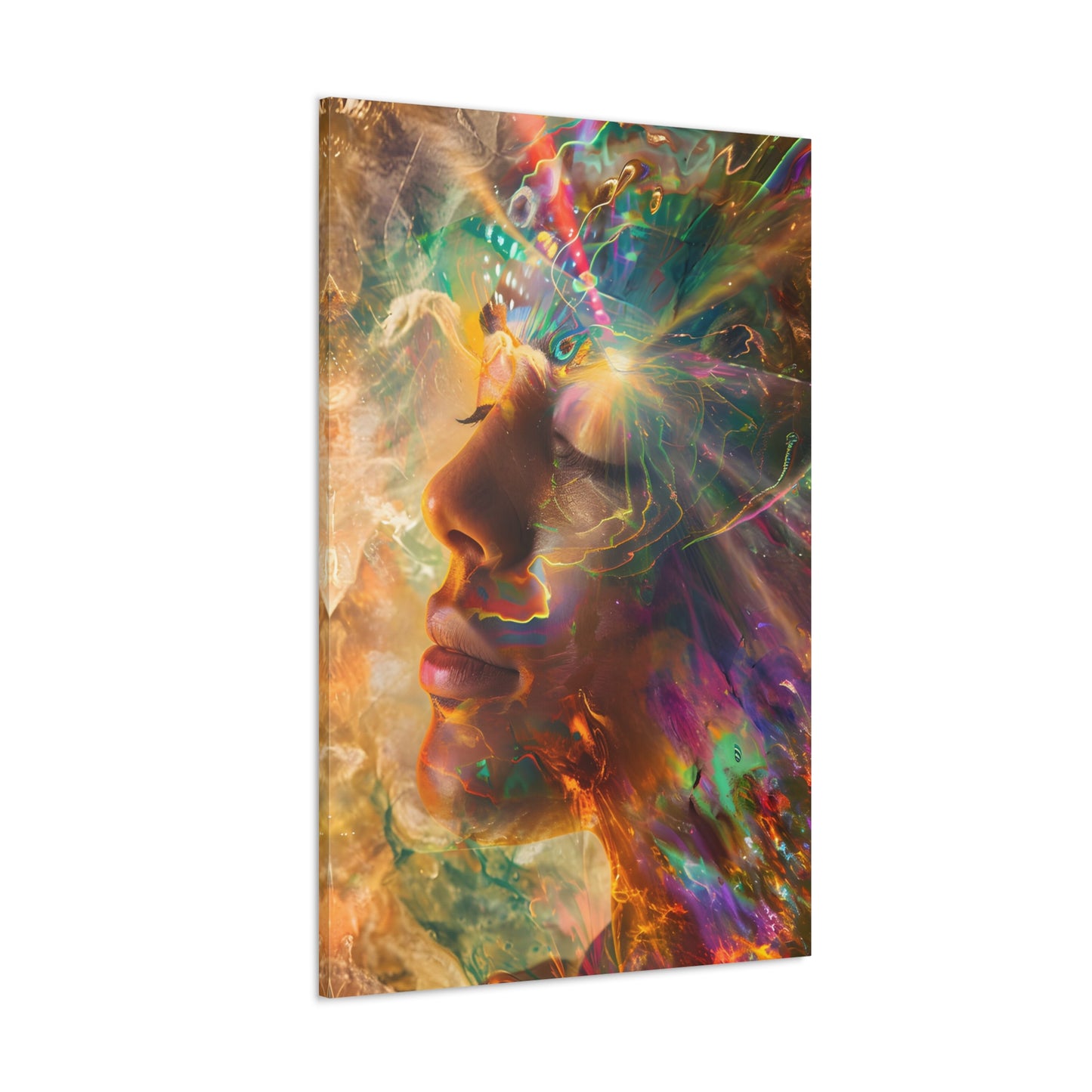 Soul Symphony: A Journey into Oneness - Consciousness Echoes Canvas