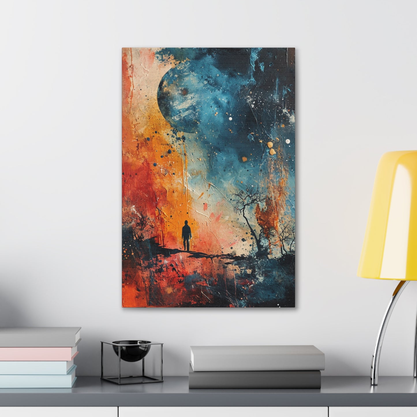 Solitary March - Abstract Harmony Canvas