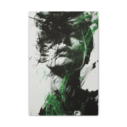 Emerald Euphoria - Abstract Harmony Canvas