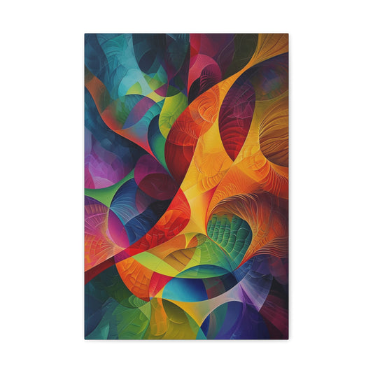 Kaleidoscopic Reverie - Abstract Harmony Canvas