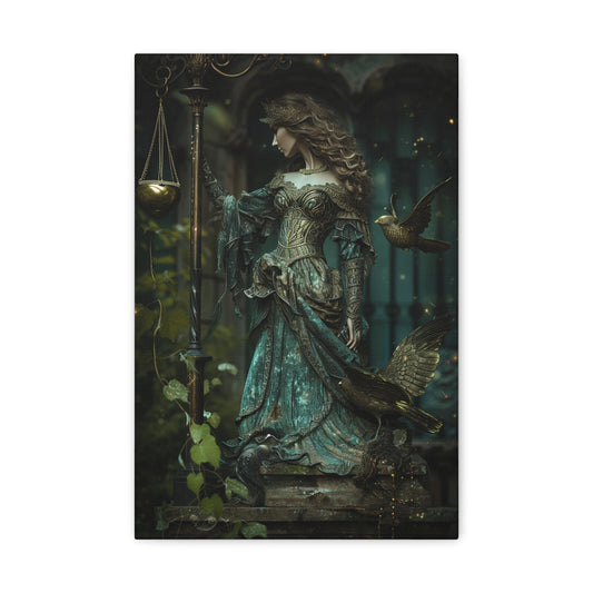 Ethereal Equanimity - Zodiac Whispers Canvas