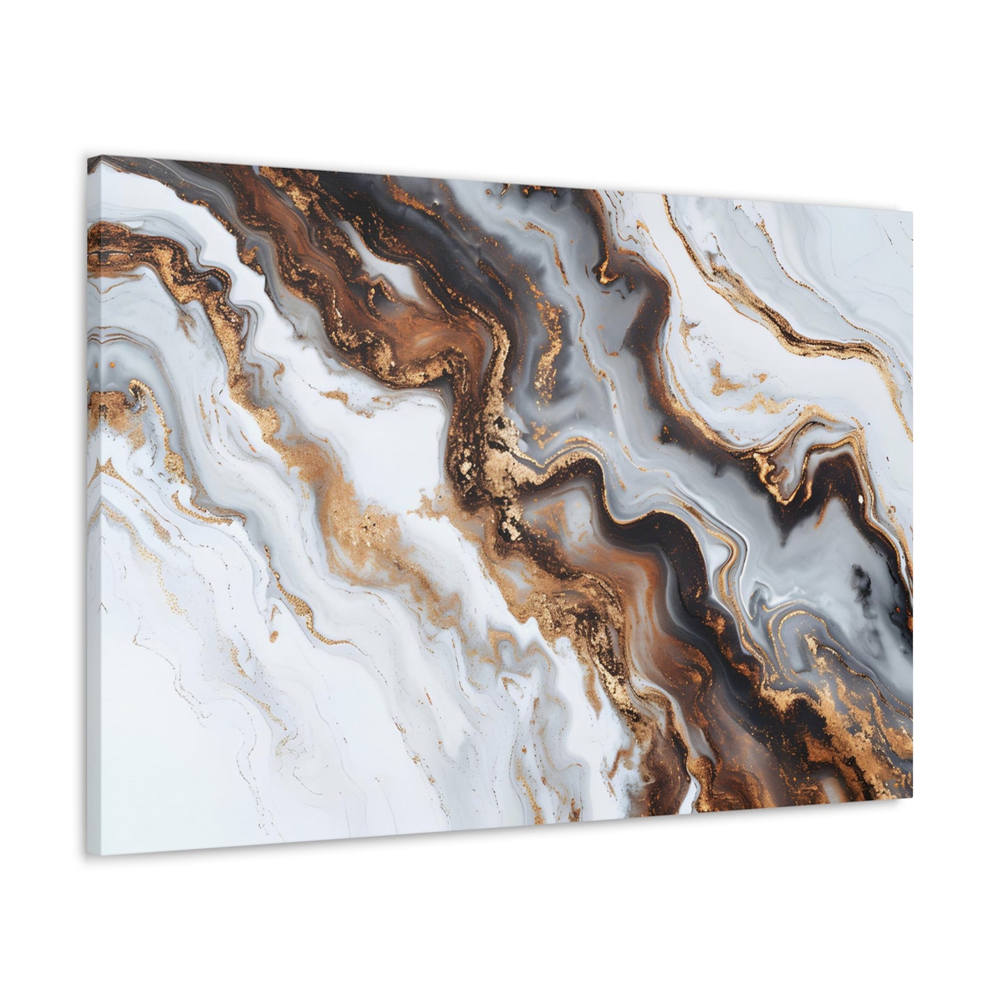 Marbleized Whispers - Marbleized Canvas