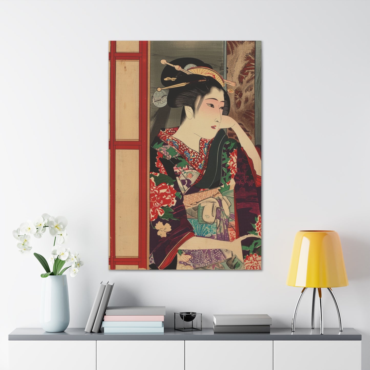 Enchanted Foxfire - Ukiyo-e Canvas