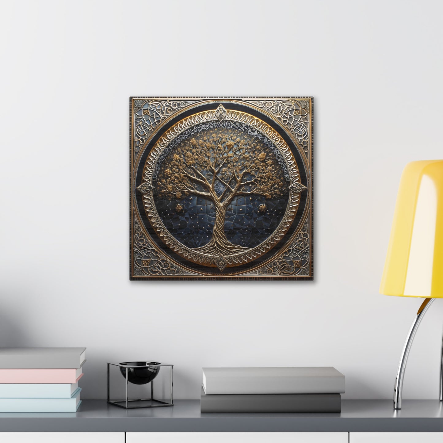 Sacred Arboreal Harmony - Sacred Geometry Canvas