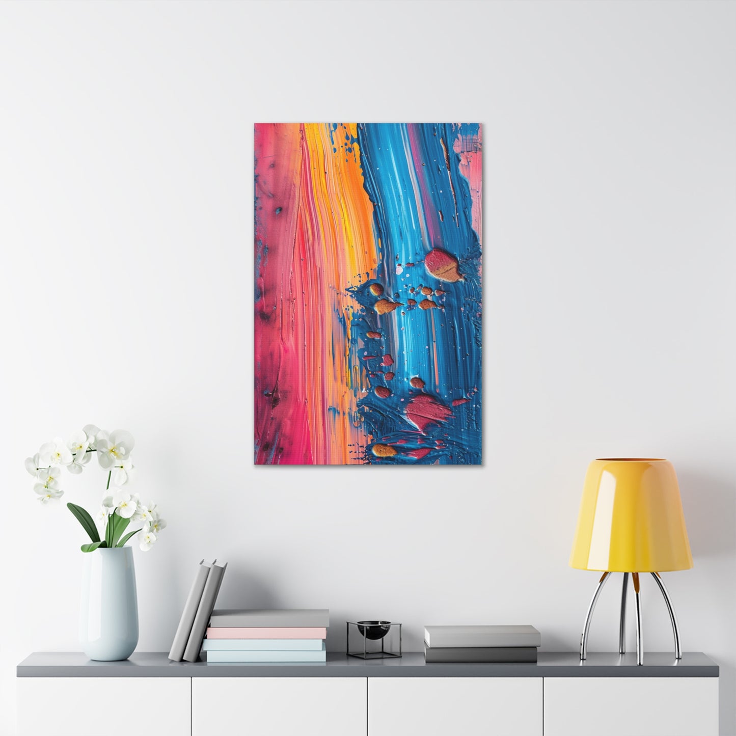 Infinite Horizons: Brushstrokes of the Soul - Abstract Harmony Canvas