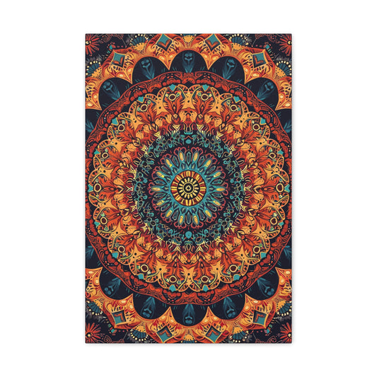 Vibrant Tranquility - Psychedelica Canvas