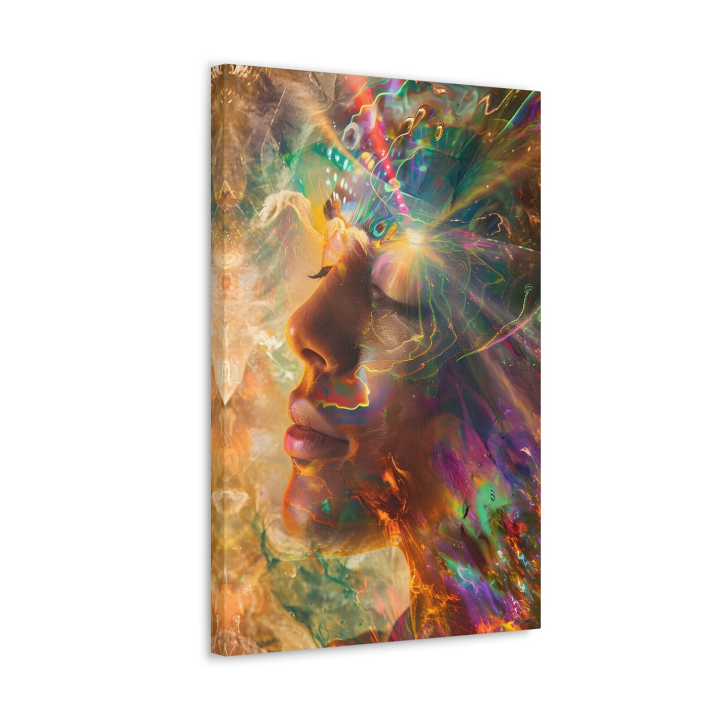 Soul Symphony: A Journey into Oneness - Consciousness Echoes Canvas