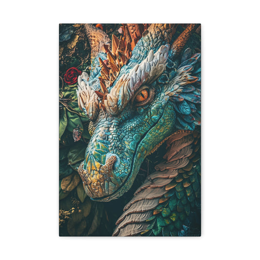 Dragon's Bloom - Creatures From Beyond Canvas