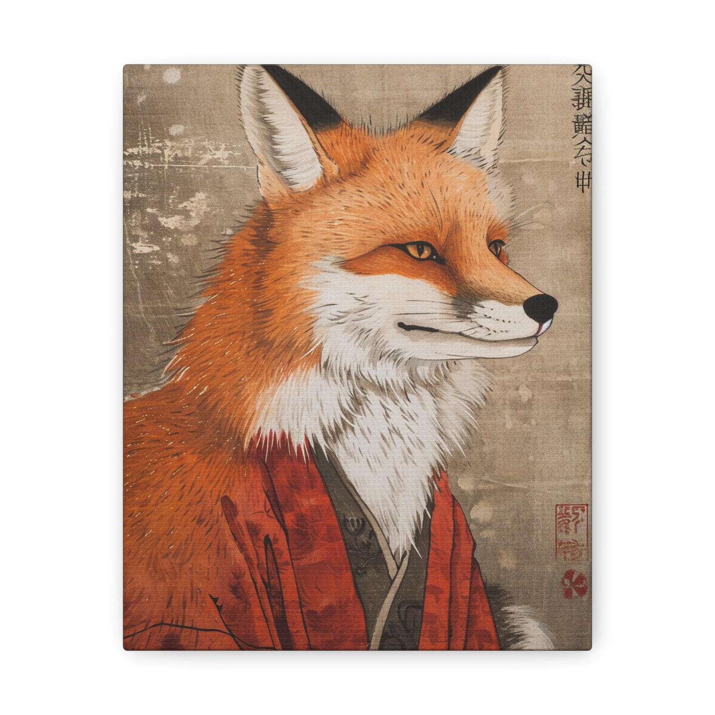 Foxfire Reverie - Ukiyo-e Canvas