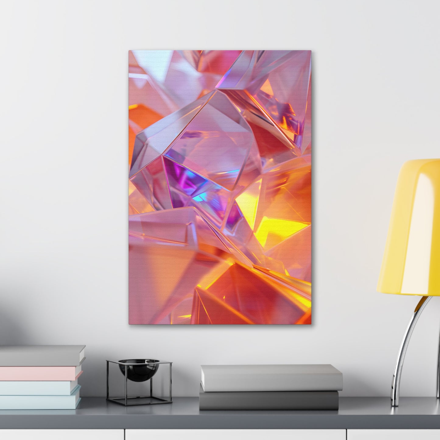 Loving Abstractions: A Kaleidoscope of Geometry and Color - Canvas