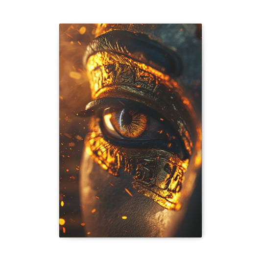 The Dreamer's Eye of Horus - Divine Deities Canvas