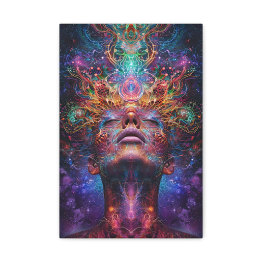 Odyssey of Self-Discovery - Consciousness Echoes Canvas