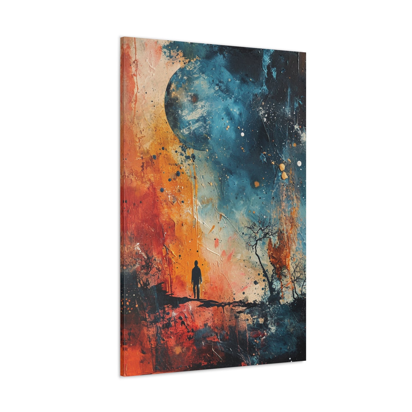 Solitary March - Abstract Harmony Canvas